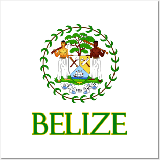 Belize - Coat of Arms Design Posters and Art